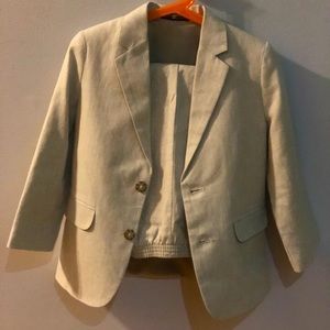 Beige Boys Nautica suit